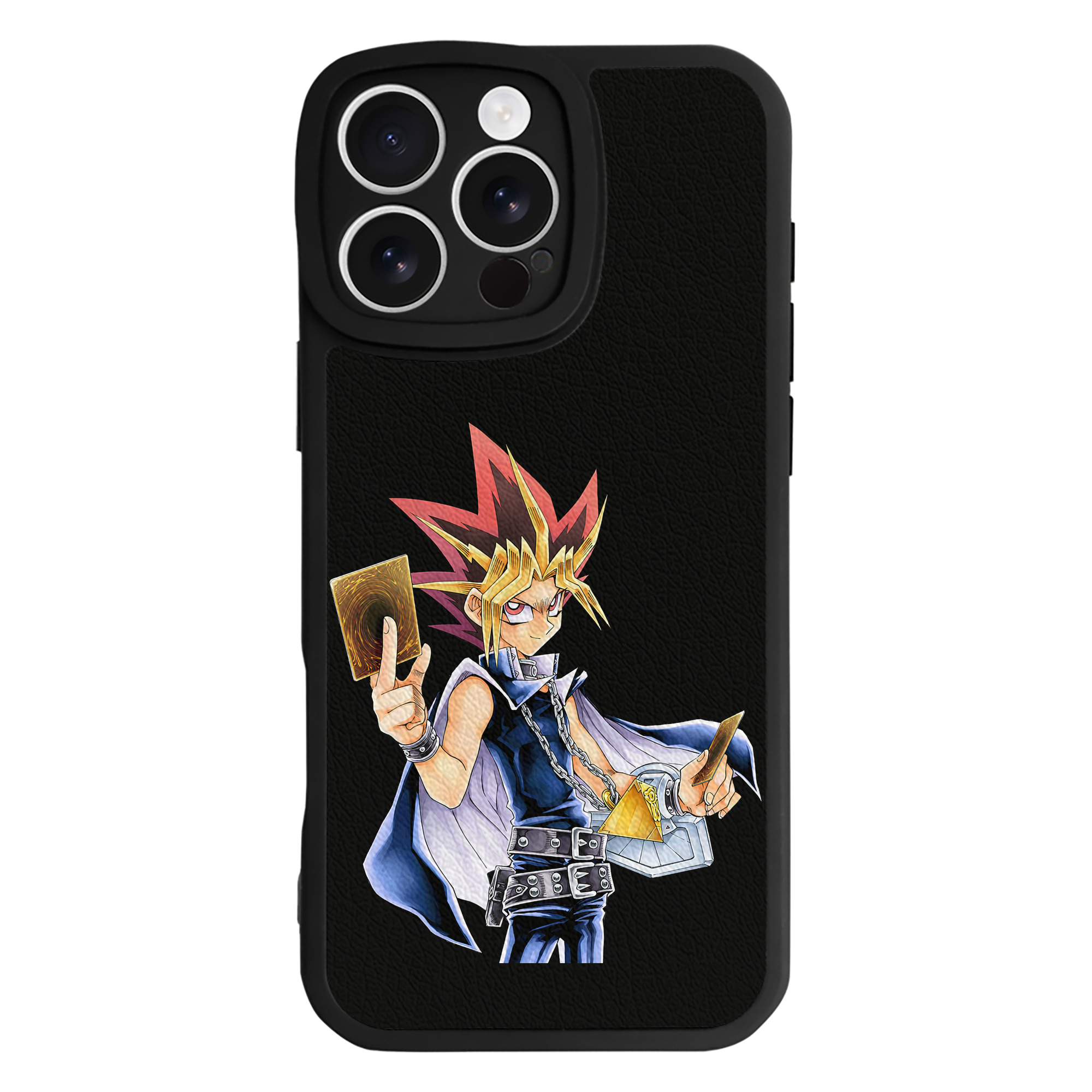 遊☆戯☆王 Yu-Gi-Oh! 【iPhone 16シリーズ対応】シリコンスマホケース（レザー調） 材質：シリコン